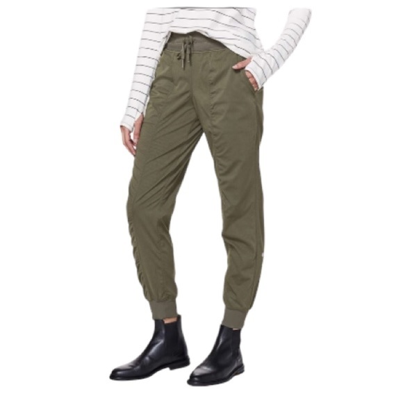 Lululemon Dance Studio Jogger 29" Dark Olive First Release Swift Fabric 6 *As Is - Picture 1 of 9